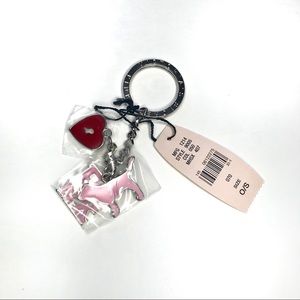 Victoria Secret Pink Dog Heart Key Chain